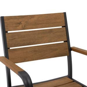 Garden aluminum chair Hm5127,02 55x56x85cm