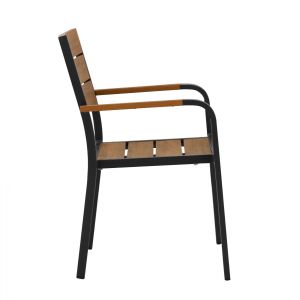 Garden aluminum chair Hm5127,02 55x56x85cm