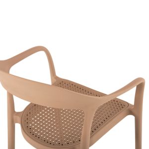Garden set 3 pieces Cleo Hm21136 polypropylene in cappuccino color