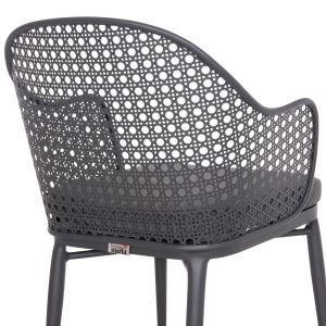 Garden set 3 pieces Orego Hm21106.01 aluminum in dark gray color