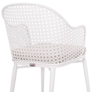 Garden set 3 pieces Orego Hm21106.02 aluminum in white color