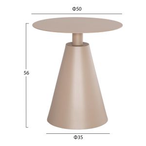 Garden set 3 pieces Orego Hm21106.03 aluminum in cappuccino color