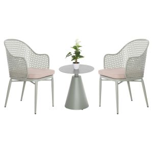 Garden set 3 pieces Orego Hm21106.06 aluminum in pistachio color