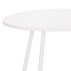 Garden set 3 pieces Orego Hm21107.02 aluminum and metal in white color