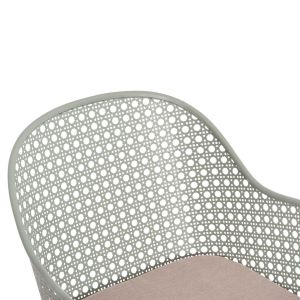 Garden set 3 pieces Orego Hm21107.06 aluminum and metal in pistachio color