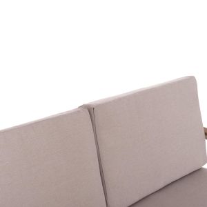 Garden set 4 pieces Safin Hm6278.04 aluminum in cappuccino--polywood--olefin fabric in beige