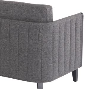 Garden set 4pcs Larry Hm6188.01 dark gray aluminum-PE fabric