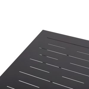Garden set 4pcs Larry Hm6188.01 dark gray aluminum-PE fabric