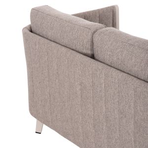 Garden set 4pcs Larry Hm6188.02 aluminum in Champagne color-pe fabric