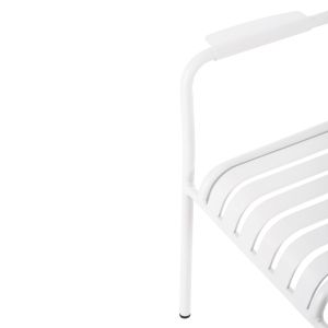 Garden set 7 pieces Krum Hm21146 white aluminum