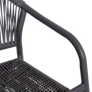Garden set 7 pieces Krum Hm21153 dark gray aluminum - petratan from the company