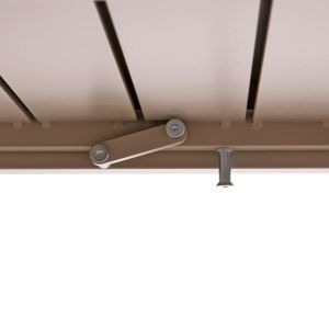 Garden set 7 pieces Krum Hm21158 aluminum in champagne color