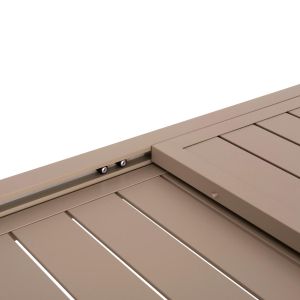Garden set 7 pieces Krum Hm21158 aluminum in champagne color