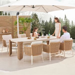 Destiny Sm21126 garden set with table and 6 chairs