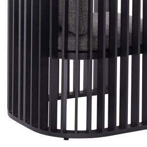 Garden set Eternity Sm21129.02 with table and 6 chairs - dark gray