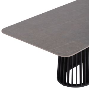 Garden set Eternity Sm21130.01 with table and 8 chairs - dark gray