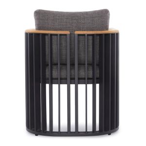 Garden set Eternity Sm21130.02 with table and 8 chairs - dark gray