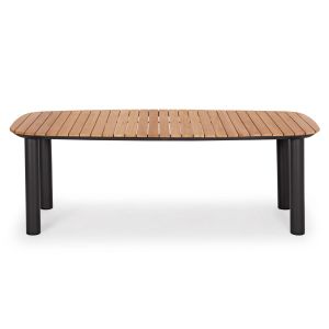 Garden set Eutopia Sm21128.01 with table and 6 chairs - dark gray