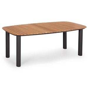Garden set Eutopia Sm21128.01 with table and 6 chairs - dark gray
