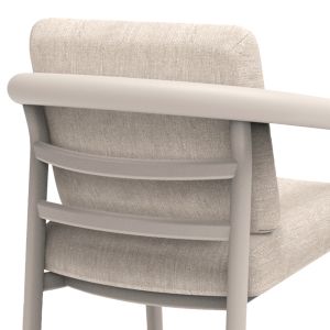 Garden set Eutopia Sm21128.02 with table and 6 chairs cream/beige