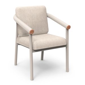 Garden set Eutopia Sm21128.02 with table and 6 chairs cream/beige