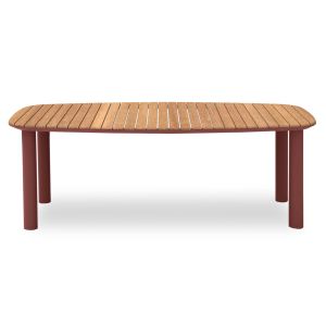 Garden set Eutopia Sm21128.05 with table and 6 chairs - red/beige