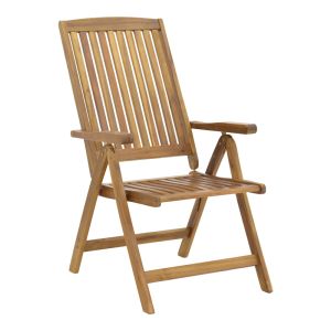 Garden set table with 4 chairs made of solid acacia Zerco-falov 130x80x72cm