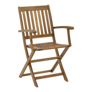 Garden set table with 6 chairs made of solid acacia wood Joter-falov 130x80x72cm
