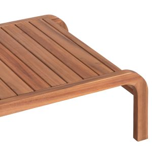 4-piece garden set Oasis Biege Sm6224 solid acacia wood and aluminum with beige upholstery