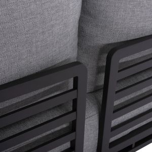 4-piece garden set Orion Corner Sm6191.01 dark gray aluminum and olefin