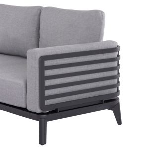 4-piece garden set Orion Corner Sm6191.01 dark gray aluminum and olefin
