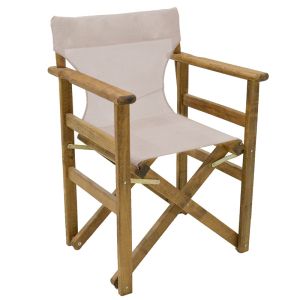 5-piece garden set Retto solid wood table with 4 chairs 100x60x71cm