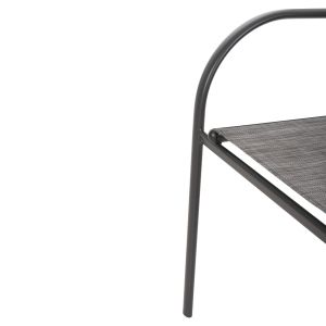 Garden set of 5 pieces Redan Hm21223 table and 4 chairs in gray