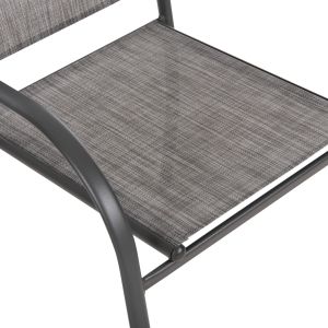 Garden set of 5 pieces Redan Hm21223 table and 4 chairs in gray