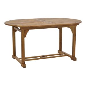 Garden set of table with 4 folding chairs Bistrual-sopho made of solid acacia 200/150x100x75cm