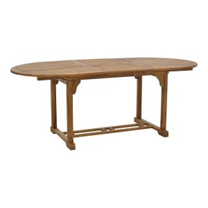 Garden set of table with 4 folding chairs Bistrual-sopho made of solid acacia 200/150x100x75cm