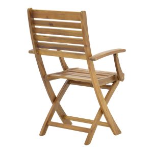 Garden set folding table with 4 folding chairs made of solid acacia wood Gorbo-jaybo 100x65x72cm