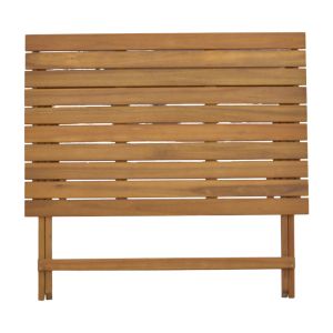 Garden set folding table with 4 folding chairs made of solid acacia wood Gorbo-jaybo 100x65x72cm