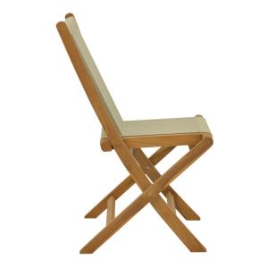Garden set 9 pieces Banou-pino teak in natural color 180/240x100x75cm