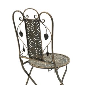Garden set Drill color cooper - table with 2 chairs