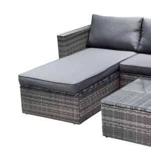 Garden set Enthusiasm 2 parts, r-th table - 61.5x61.5x32cm