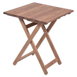 Garden set Retto 3 pieces - solid wood table with 2 chairs