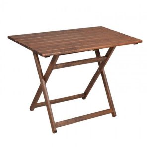 Garden set Retto 5 pieces - solid wood table with 4 chairs