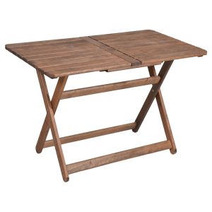 Garden set Retto 5 pieces - solid wood table with 4 chairs 120x75x71cm
