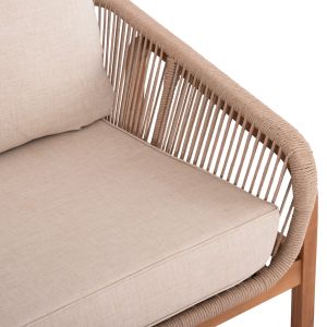 Garden set sofa and armchairs 4tmx Oasis Sm21215 acacia wood-aluminum-rope
