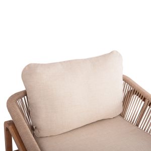 Garden set sofa and armchairs 4tmx Oasis Sm21215 acacia wood-aluminum-rope