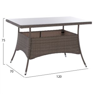 Garden set table with 4 chairs Hm11711.31