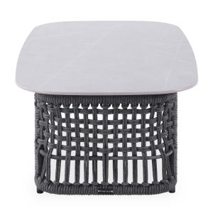 Garden set of 4 pieces Ladris Sm6405.02 aluminum rope cushions, blue