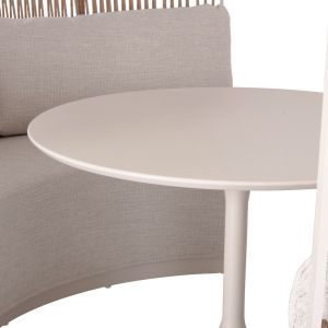 Garden set with round table and gazebo Diamond series