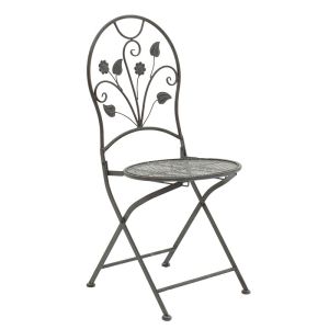 Garden set anthracite color - table with 2 chairs